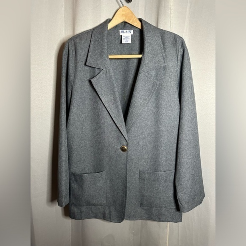 Blair Women’s Grey Blazer Size 10‎